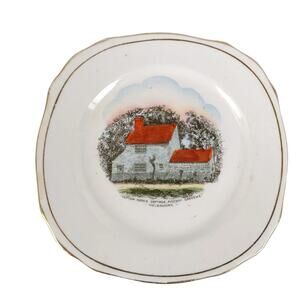Captain Cook's Cottage Melbourne Australia Royal Stafford England Souvenir Plate
